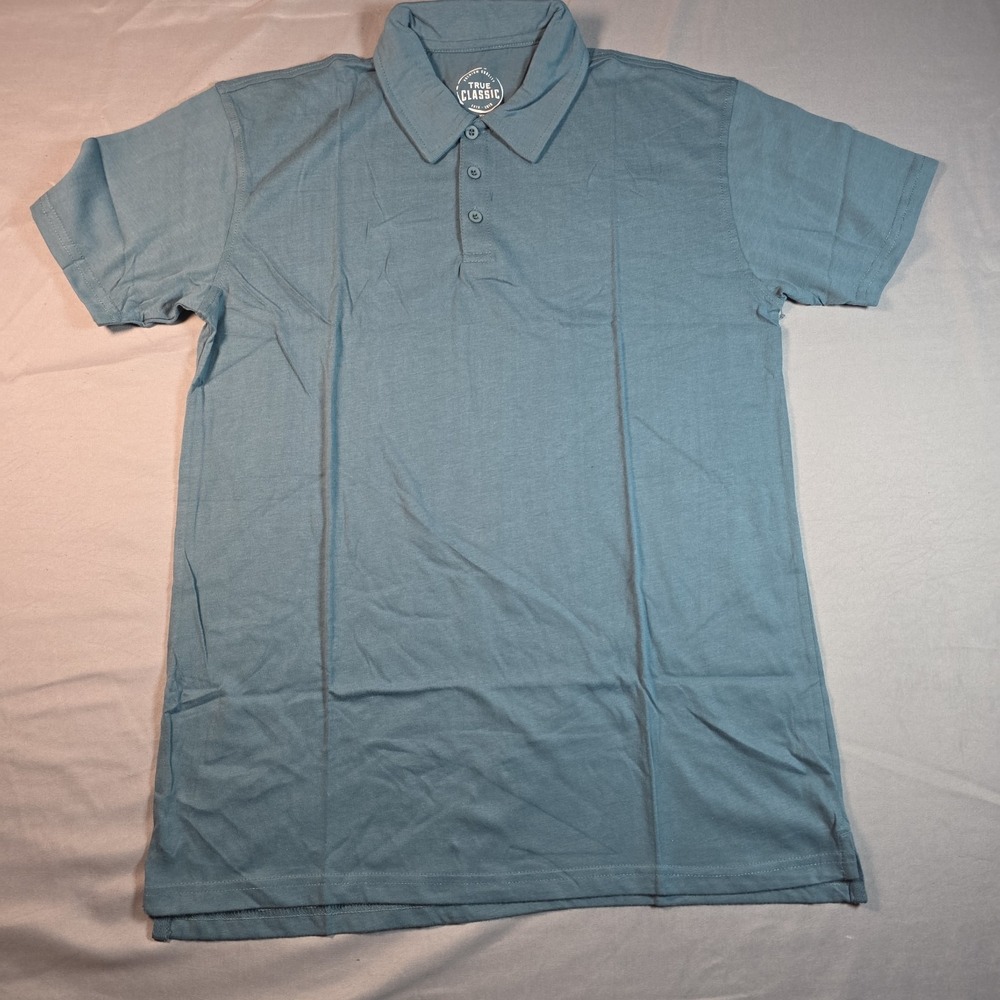 True Classic Polo Medium (2 pack) Light Heathered Blue, Turquoise - Picture 4 of 10